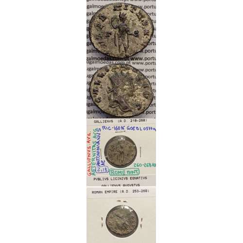 GALLIENUS - ANTONINIANO - GALLIENVS AVG / AETERNITAS AVG (266-268 d.C) (253 d.C A 268 d.C
