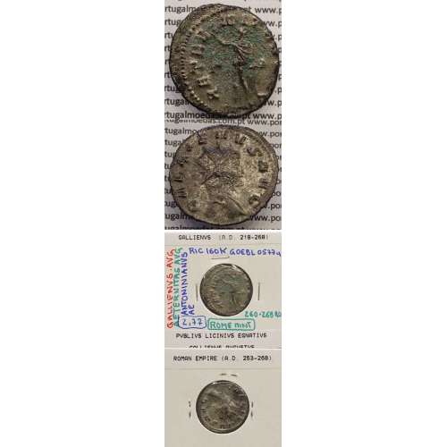 GALLIENUS - ANTONINIANO - GALLIENVS AVG / AETERNITAS AVG (266-268 d.C) (253 d.C A 268 d.C )