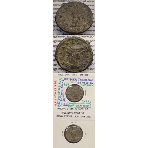 GALLIENUS - ANTONINIANO - GALLIENVS AVG / AETERNITAS AVG (267 d.C) (253 d.C A 268 d.C )