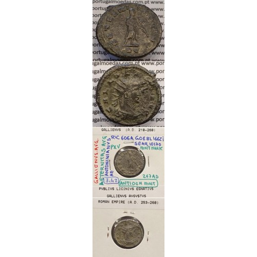 GALLIENUS - ANTONINIANO - GALLIENVS AVG / AETERNITAS AVG (267 d.C) (253 d.C A 268 d.C )