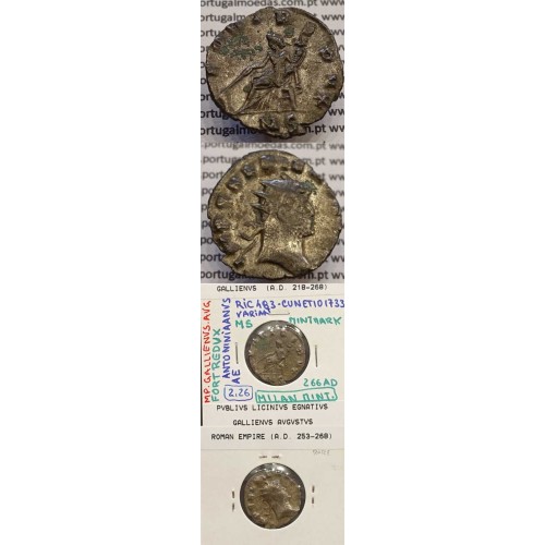 GALLIENUS - ANTONINIANO - IMP GALLIENVS AVG / FORT REDVX (266 d.C) (253 d.C A 268 d.C )