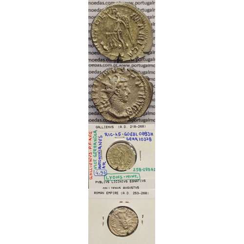 GALLIENUS - ANTONINIANO - GALLIENVS PF AVG / VICT GERMANICA (258-259 d.C) (253 d.C A 268 d.C