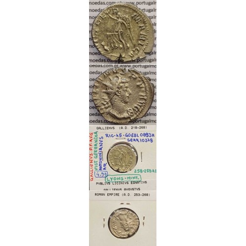 GALLIENUS - ANTONINIANO - GALLIENVS PF AVG / VICT GERMANICA (258-259 d.C) (253 d.C A 268 d.C