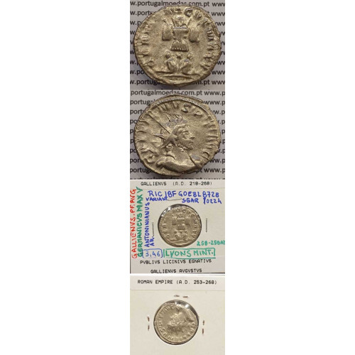 GALLIENUS - ANTONINIANO - GALLIENVS PF AVG / GERMANICVS MAX V (258-259 d.C) (253 d.C A 268 d.C )