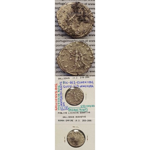 GALLIENUS - ANTONINIANO - GALLIENVS AVG / VICTORIA AVG (253-268 d.C) (253 d.C A 268 d.C )