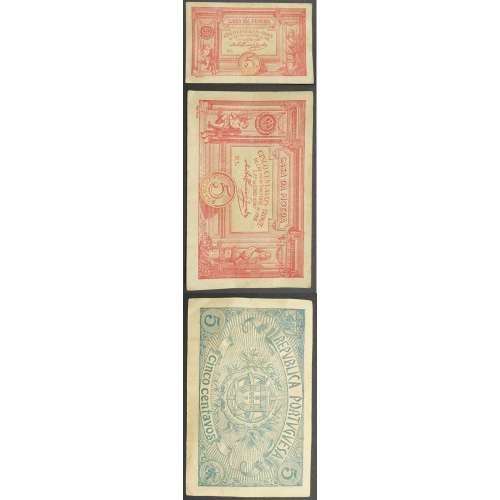 CÉDULA OFICIAL CASA DA MOEDA - 5 CENTAVOS 1918 ( POUCO CIRCULADA )