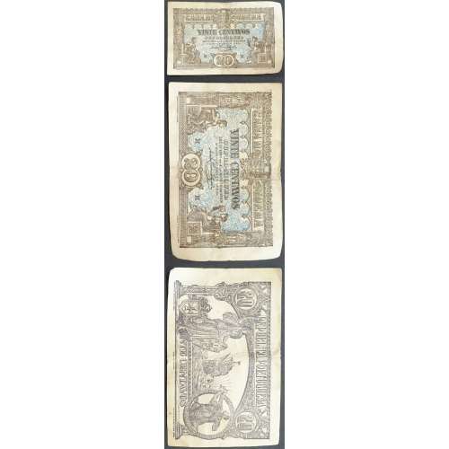 CÉDULA OFICIAL CASA DA MOEDA - 20 CENTAVOS 1922 ( CIRCULADA )