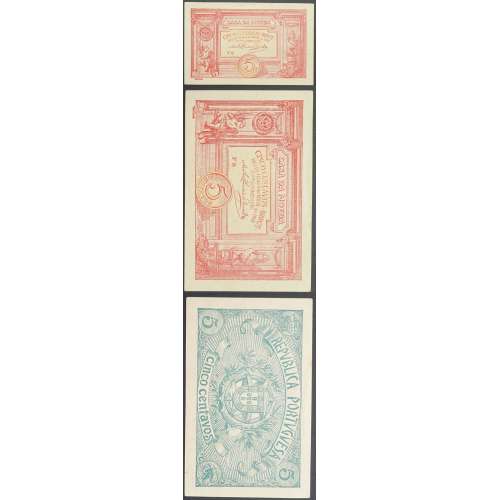 CÉDULA OFICIAL CASA DA MOEDA - 5 CENTAVOS 1918 ( NÃO CIRCULADA )