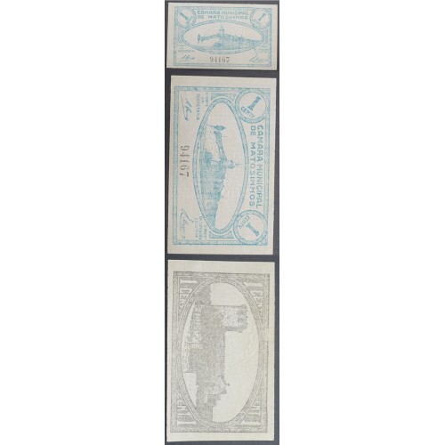 CÉDULA CÂMARA MUNICIPAL DE MATOSINHOS - VALE 1 CENTAVO ( NÃO CIRCULADA )