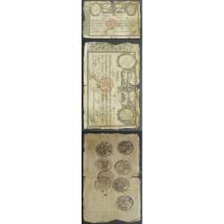 APÓLICE REAL ERÁRIO - 12$800 REIS 1799 - DATA IMPRESSA - COM CARIMBO DE D.MIGUEL I 1828 ( CIRCULADA )
