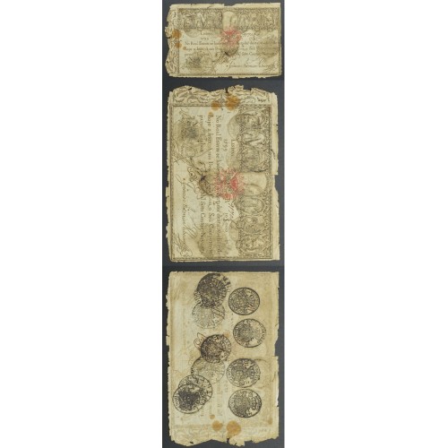 APÓLICE REAL ERÁRIO - 10$000 REIS 1799 - DATA IMPRESSA - COM CARIMBO DE D.PEDRO IV 1826 ( CIRCULADA )