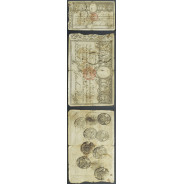 APÓLICE REAL ERÁRIO - 10$000 REIS 1799 - DATA MANUSCRITA - COM CARIMBO DE D.MIGUEL I 1828 ( CIRCULADA )