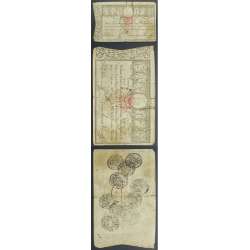 APÓLICE REAL ERÁRIO - 10$000 REIS 1799 - DATA MANUSCRITA - COM CARIMBO DE D.PEDRO IV 1826 ( POUCO CIRCULADA )