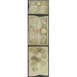 APÓLICE REAL ERÁRIO - 10$000 REIS 1798 - DATA IMPRESSA - COM CARIMBO DE D.PEDRO IV 1826 ( POUCO CIRCULADA )