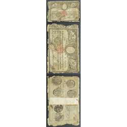 APÓLICE REAL ERÁRIO - 5$000 REIS 1799 - DATA EMENDADA "1798/9" - COM CARIMBO DE D.MIGUEL I 1828 ( CIRCULADA )