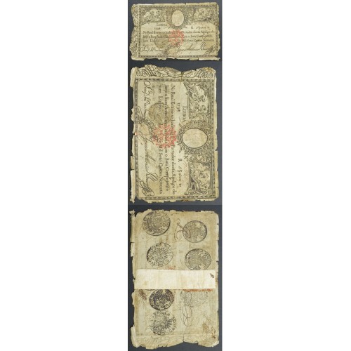 APÓLICE REAL ERÁRIO - 5$000 REIS 1799 - DATA EMENDADA "1798/9" - COM CARIMBO DE D.MIGUEL I 1828 ( CIRCULADA )