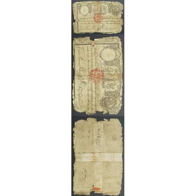 APÓLICE REAL ERÁRIO - 1$200 REIS 1805 - DATA MANUSCRITA - COM CARIMBO DE D.MIGUEL I 1828 ( CIRCULADA +)