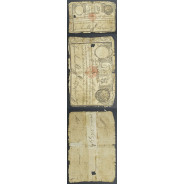 APÓLICE REAL ERÁRIO - 1$200 REIS 1805 - DATA MANUSCRITA - COM CARIMBO DE D.MIGUEL I 1828 ( CIRCULADA +)