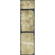 APÓLICE REAL ERÁRIO - 1$200 REIS 1805 - DATA MANUSCRITA - COM CARIMBO DE D.PEDRO IV 1826 ( CIRCULADA +)