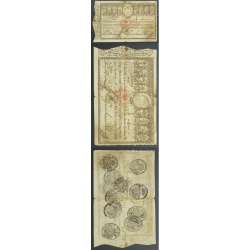 APÓLICE REAL ERÁRIO - 20$000 REIS 1799 - DATA IMPRESSA - COM CARIMBO DE D.MIGUEL I 1828 ( POUCO CIRCULADA )