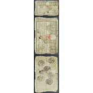 APÓLICE REAL ERÁRIO - 20$000 REIS 1799 - DATA IMPRESSA - COM CARIMBO DE D.PEDRO IV 1826 ( CIRCULADA )