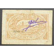 CÉDULA CÂMARA MUNICIPAL DE COIMBRA - VALE 2 CENTAVOS ( POUCO CIRCULADA )