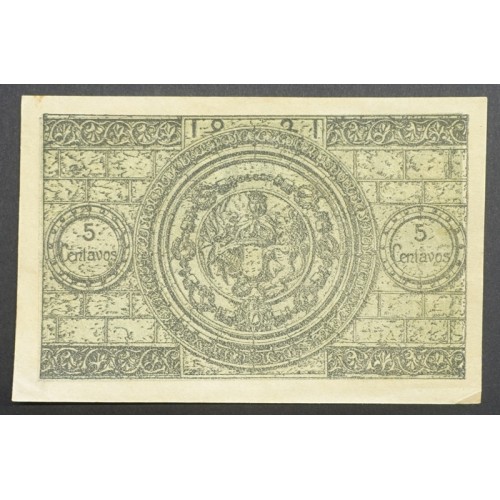 CÉDULA CÂMARA MUNICIPAL DE COIMBRA - VALE 5 CENTAVOS ( POUCO CIRCULADA )