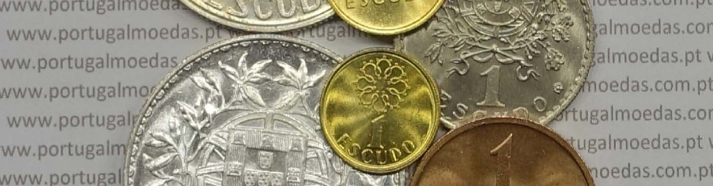 Moedas de 1 Escudo da República Portuguesa