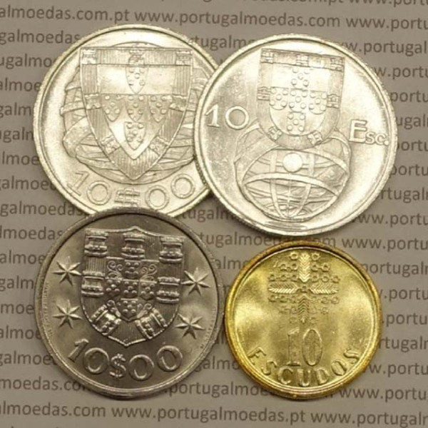 Moedas de 10 Escudos 10$00