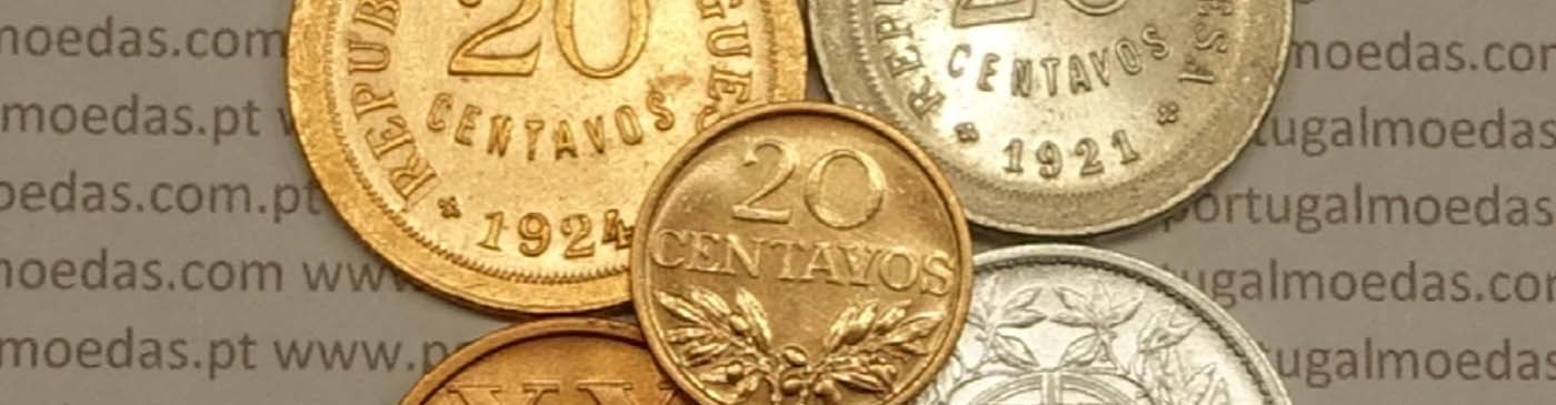 20 Centavos Coins – Portuguese Republic
