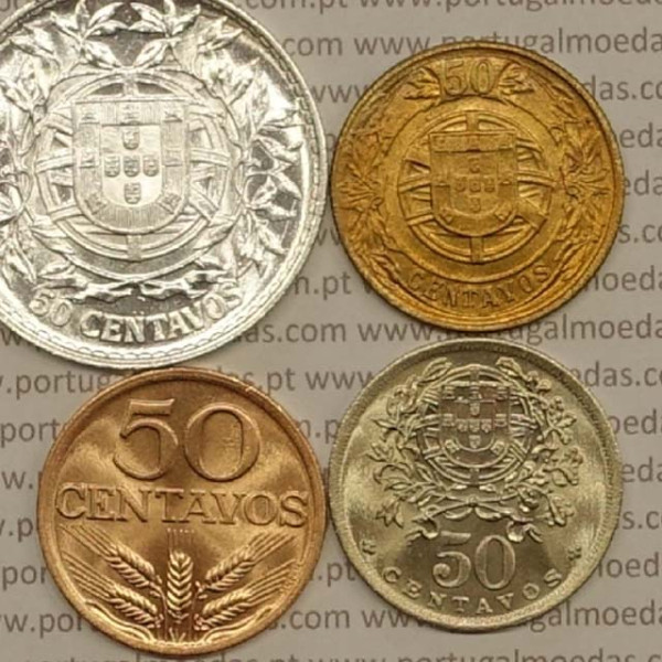 Moedas de 50 Centavos $50