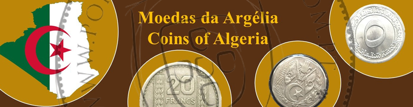 Moedas da Argélia – Numismática Colonial e Moderna