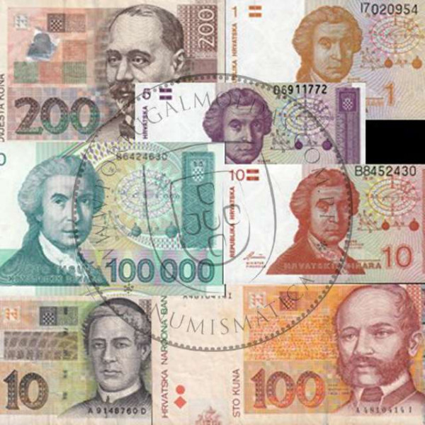 Notas da Croácia