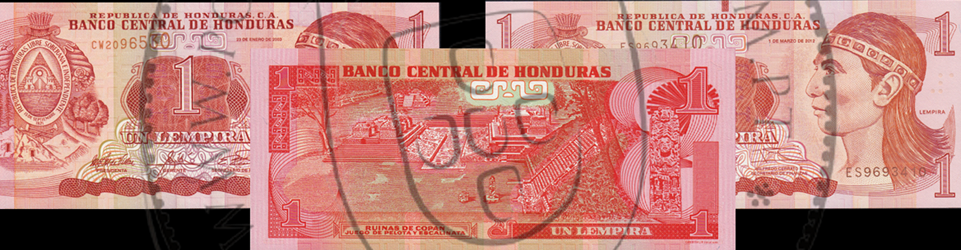 Honduras Banknotes – Lempira Issues, Historical Series and Central American Currency