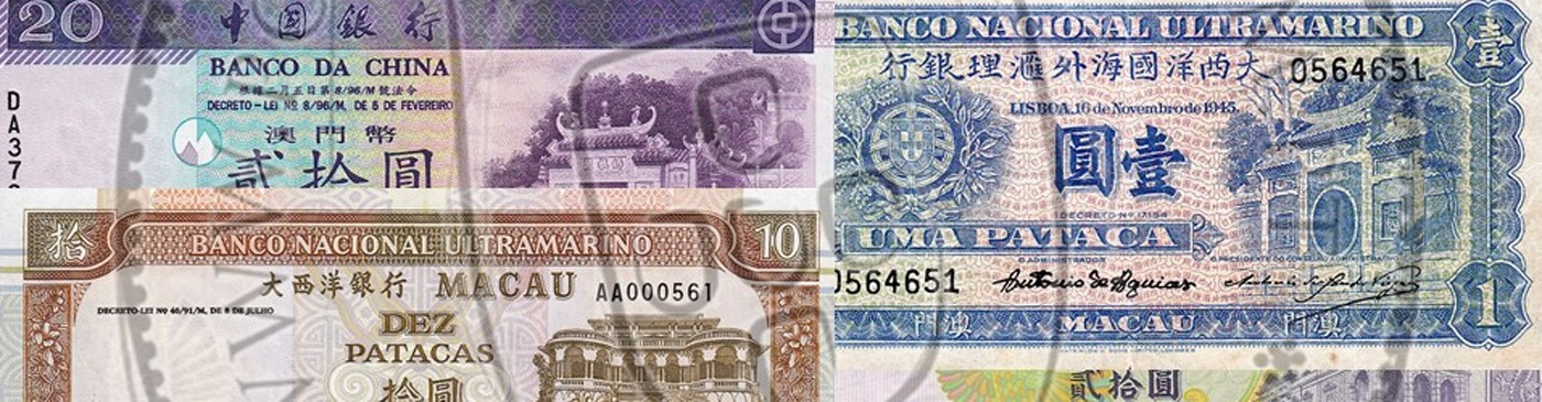 Notas da Ex‑Colónia de Macau – Papel‑Moeda Ultramarino, BNU, Séries Raras e Notafilia Asiática