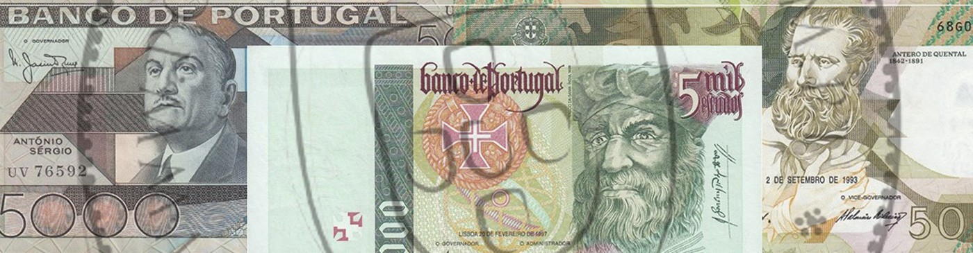 Notas de Portugal 5.000$00 – Nota de 5.000 Escudos do Banco de Portugal