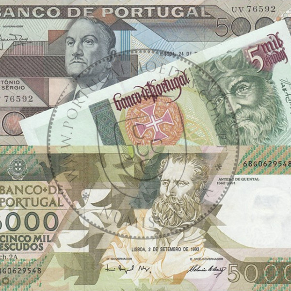 Portugal 5.000$00 Banknote