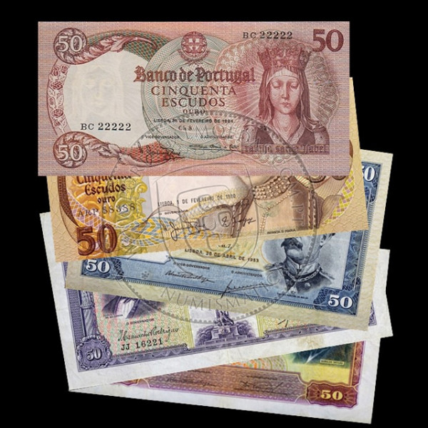 Portugal 50$00 Banknote
