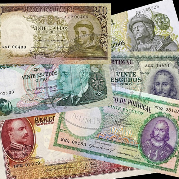Notas de Portugal 20$00