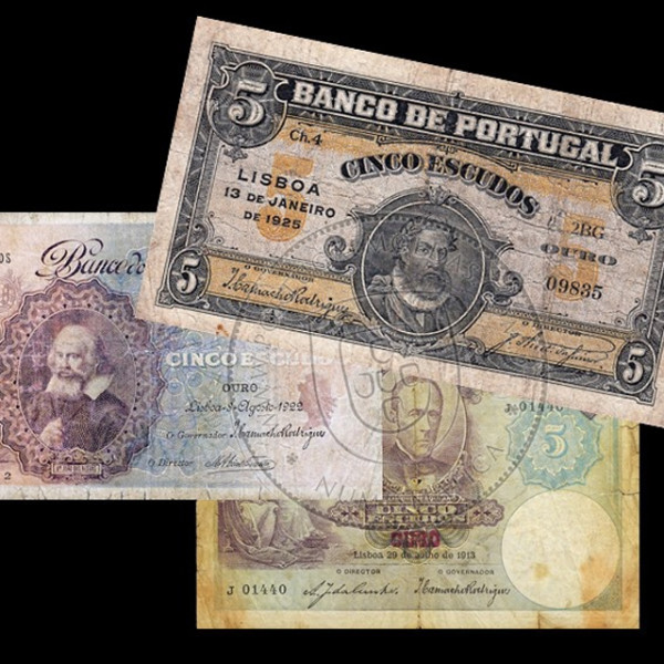 Portugal 5$00 Banknote