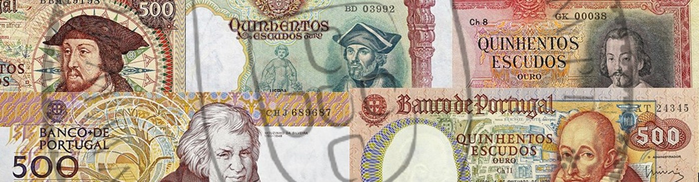 Portugal 500$00 Banknote – 500 Escudos Issues of the Bank of Portugal