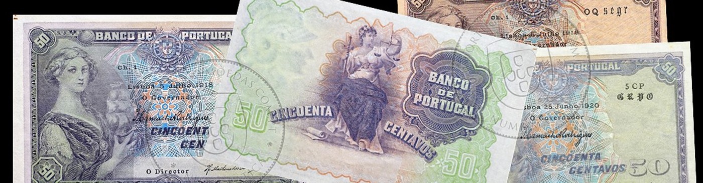 Portugal $50 Banknote – 50 Centavos Issue of the Bank of Portugal