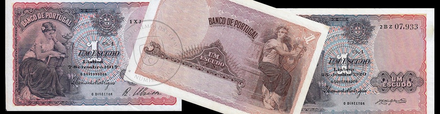 Portugal 1$00 Banknote – 1 Escudo Issue of the Bank of Portugal