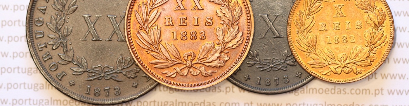 10 Réis and 20 Réis Coins of King Luís I (1861‑1889)
