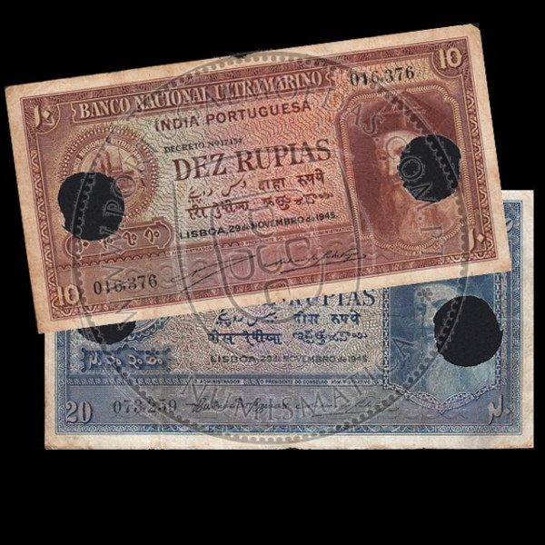 Notas da Ex‑Colónia da Índia