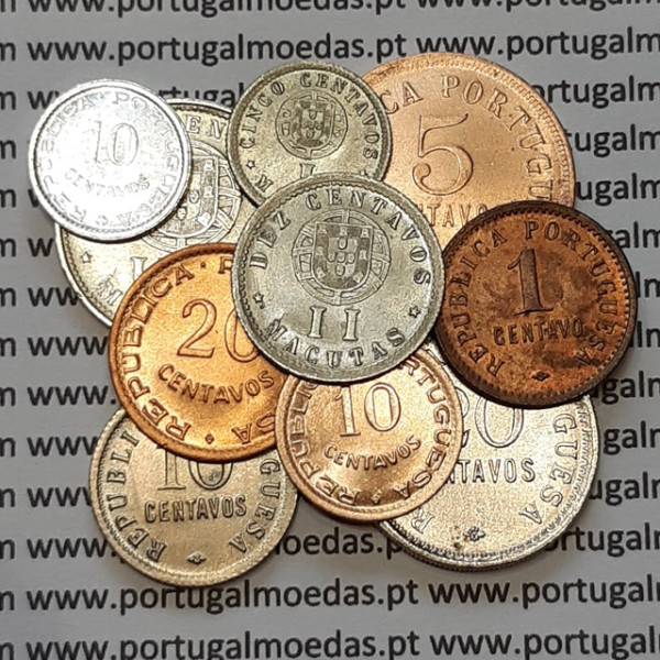 Angola – 1 to 20 Centavos Coins