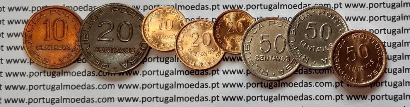Moçambique – Moedas 10 a 50 centavos