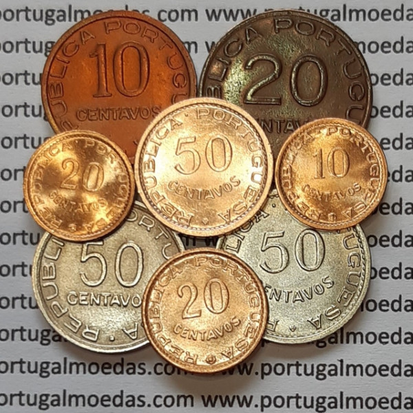 Mozambique – 10 to 50 Centavos Coins