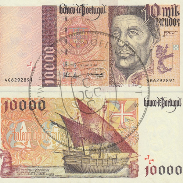 Notas de Portugal 10.000$00