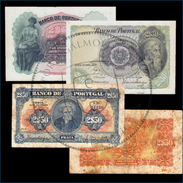 Portugal 2$50 Banknote